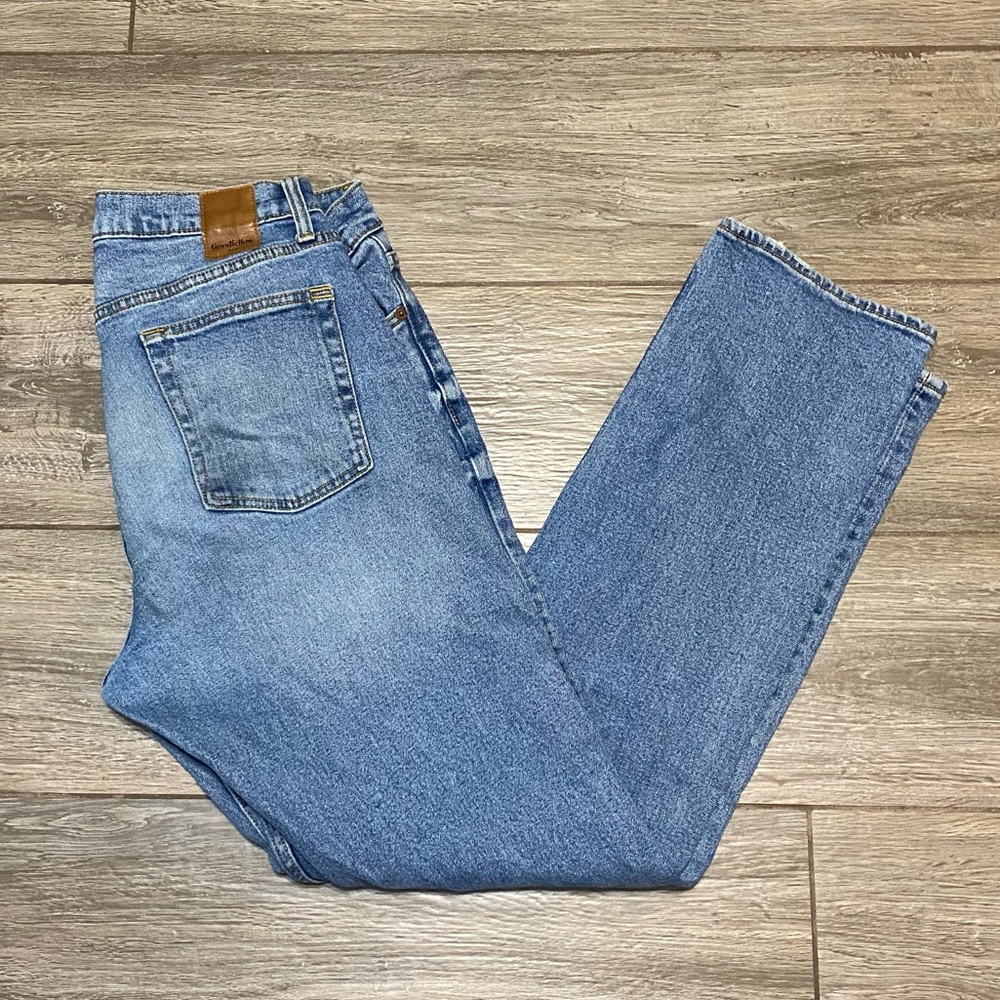 Goodfellow & Co 34W 32L Blue Distressed Jeans